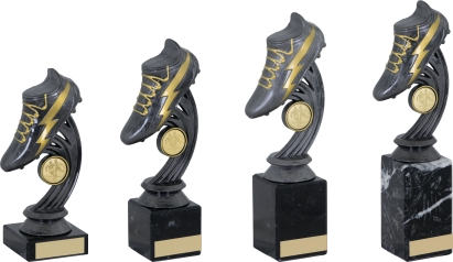 Amazing Value Football Antique Silver Boot Trophies SDTWT Series from £3.54 excVAT